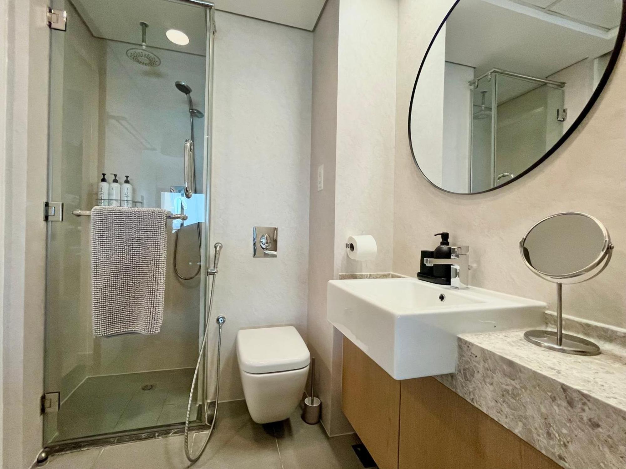Palm Jumeirah Upgraded & Cozy Boutique Apartment Dubai Buitenkant foto