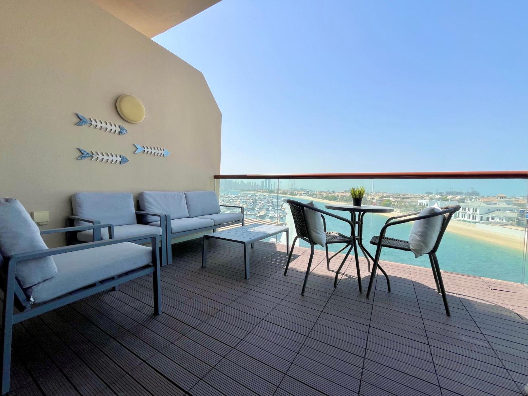 Palm Jumeirah Upgraded & Cozy Boutique Apartment Dubai Buitenkant foto