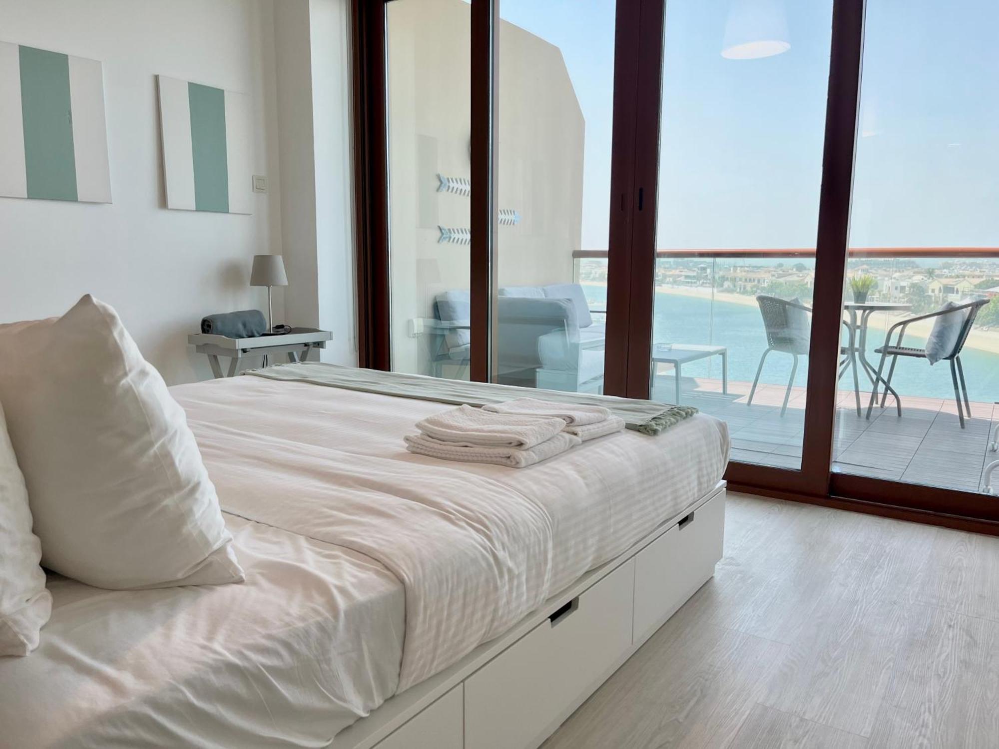 Palm Jumeirah Upgraded & Cozy Boutique Apartment Dubai Buitenkant foto