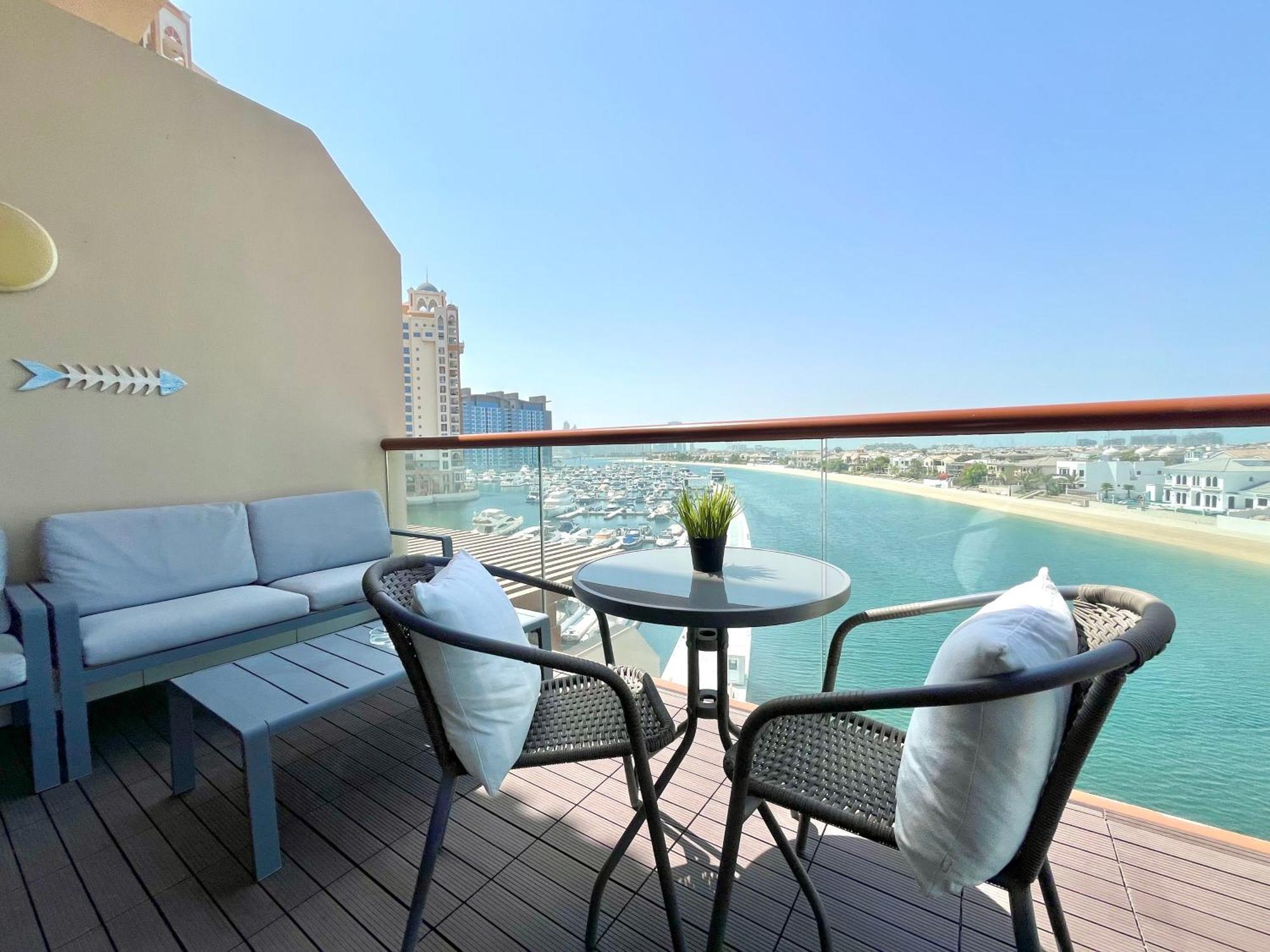Palm Jumeirah Upgraded & Cozy Boutique Apartment Dubai Buitenkant foto
